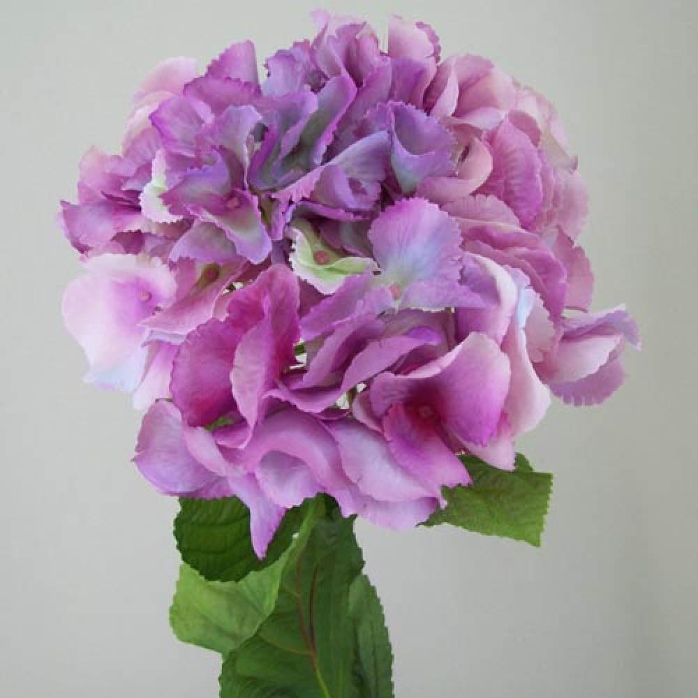 Silk Hydrangea Flowers Vintage Pink 72cm Artificial Flowers